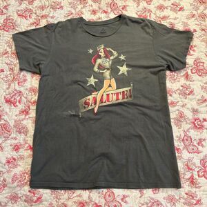 Vintage Disneyland Salute Army Green super soft T Shirt!